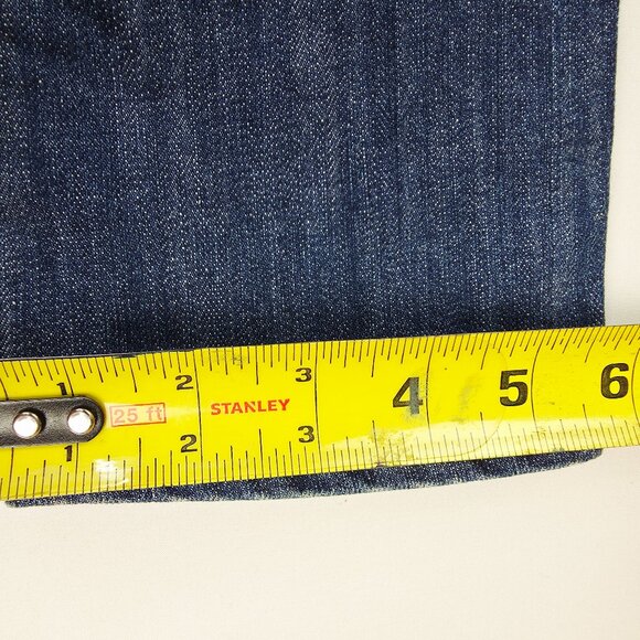 Lev's Demi Curve Size 5M Womens Juniors 30 Inch Inseam Blue Denim Straight Jeans - Picture 6 of 12